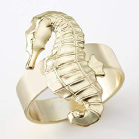 Thumbnail for Gold Seahorse Napkin Ring (Set of 4)