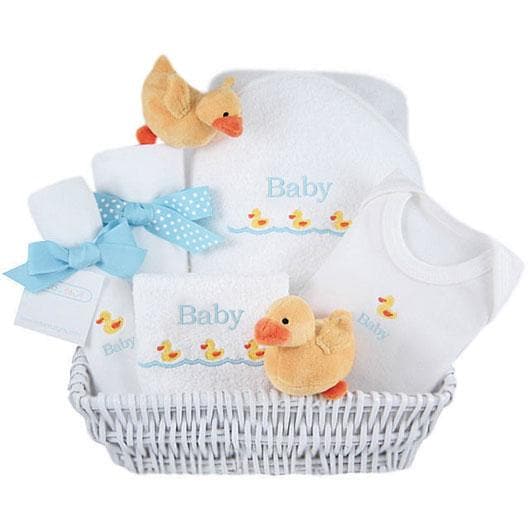 Just Ducky Personalized Layette Gift Basket