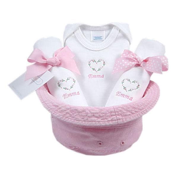 A Bucket Full of Baby Stuff 4-Piece Gift Set - Sweetheart (Personalization Available)