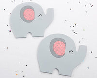 Thumbnail for Little Peanut Elephant Coaster (Pink)