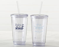 Thumbnail for Personalized Baby Shower Printed Acrylic Tumbler