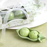 Thumbnail for Two Peas in a Pod Ceramic Salt & Pepper Shakers (Set of 4)