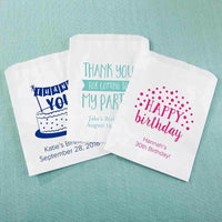 Thumbnail for Personalized Adult Birthday White Goodie Bag (Set of 12)