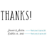 Thumbnail for Personalized Thank You White Goodie Bag (Set of 12)