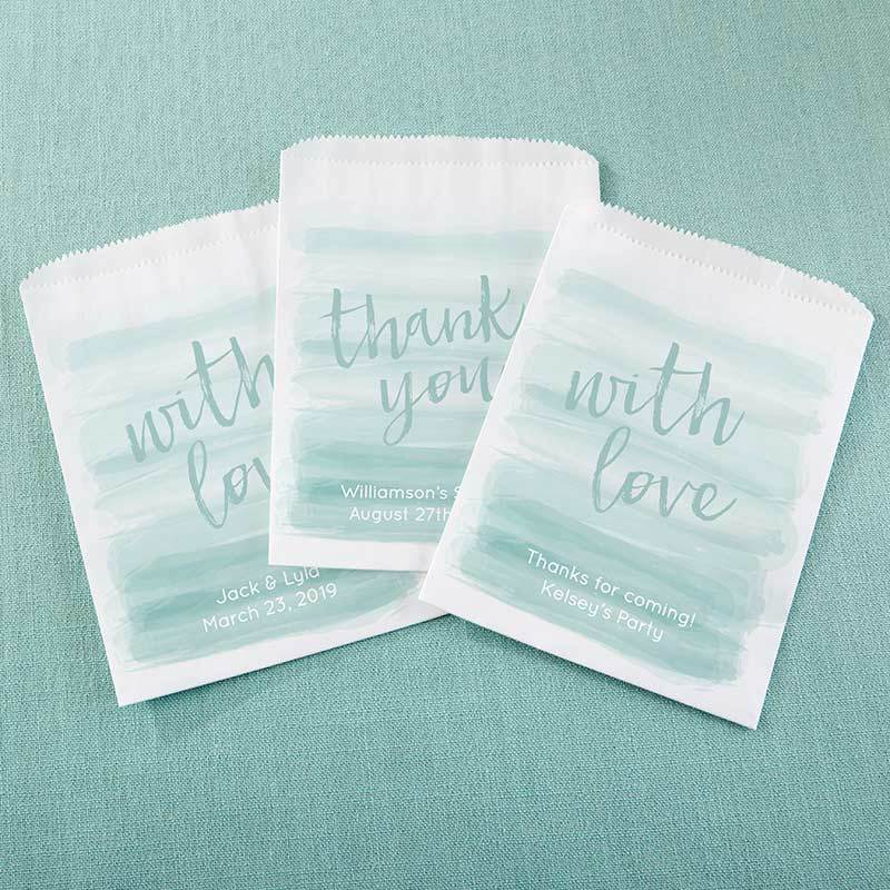 Personalized Seaside Escape White Goodie Bag (Set of 12)