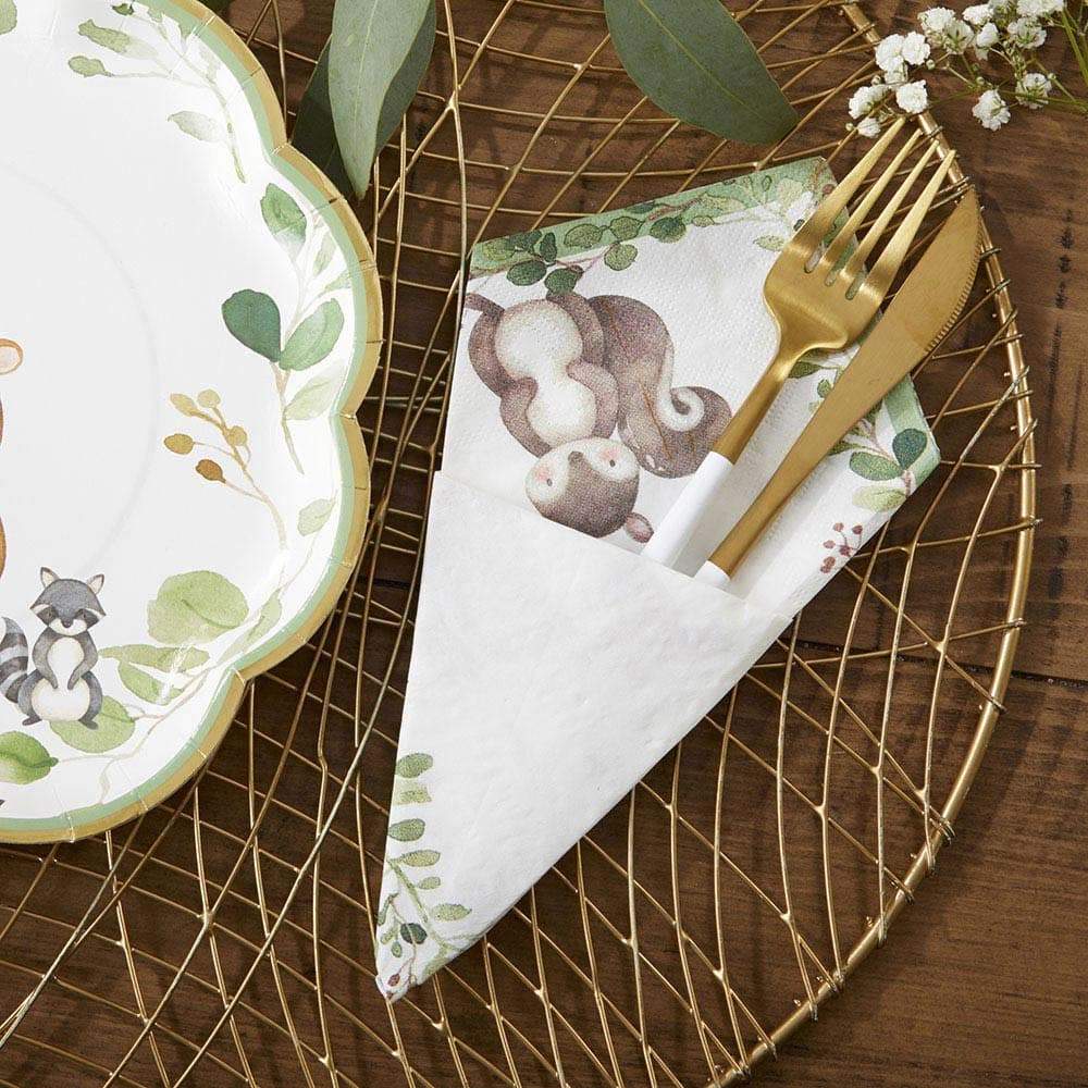 Woodland Baby 2 Ply Paper Napkins (Set of 30)