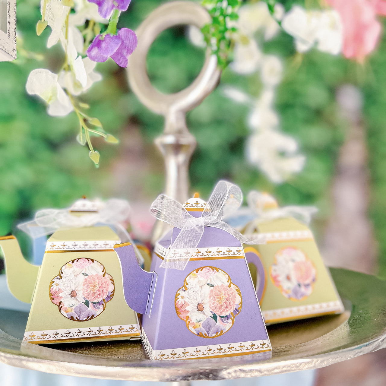 Tea Time Party Favor Box - Assorted (Set of 24) Atlernate 3