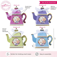 Thumbnail for Tea Time Party Favor Box - Assorted (Set of 24) Atlernate 6