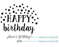 Thumbnail for Personalized Happy Birthday Printed Acrylic Tumbler