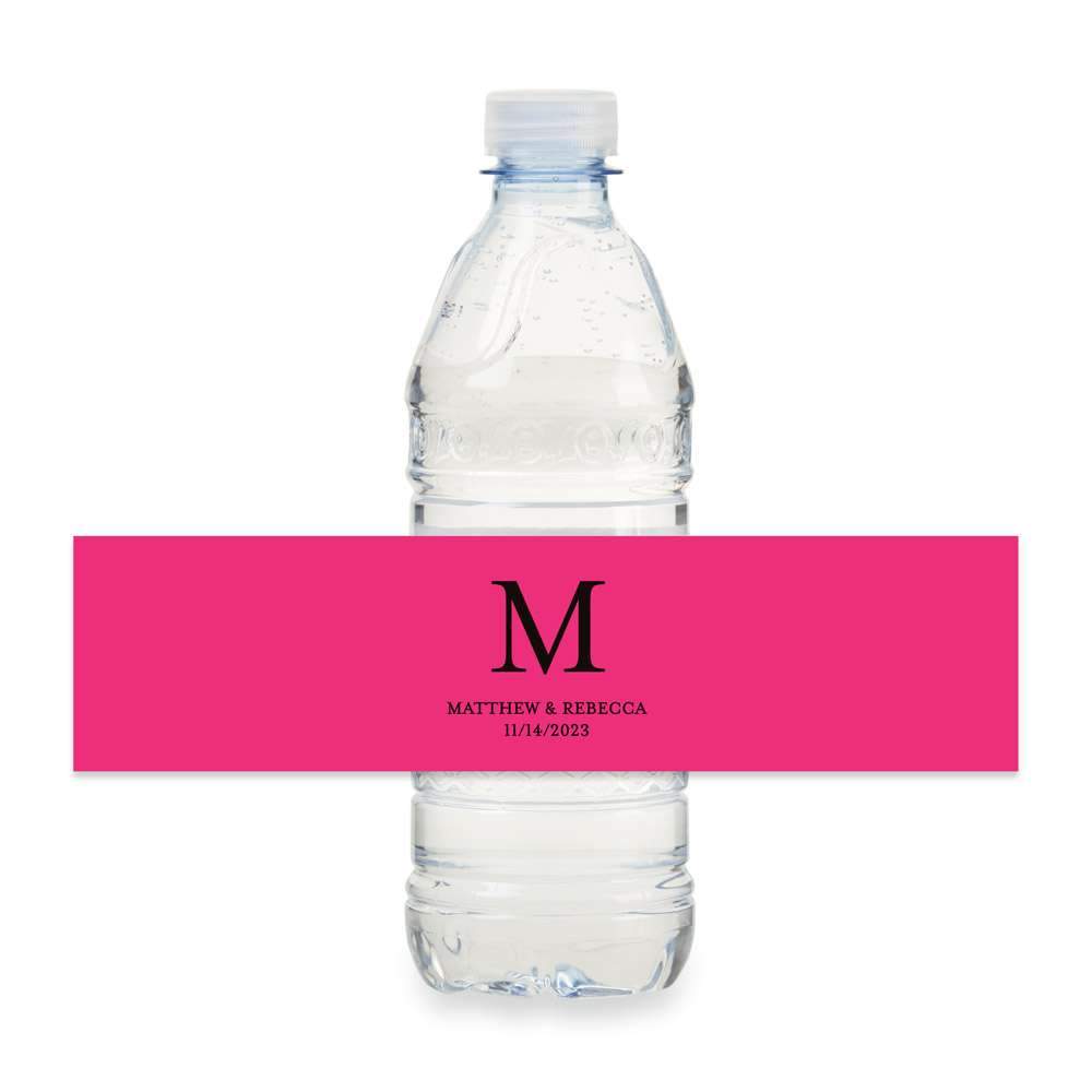 Personalized Water Bottle Labels (Set of 12)
