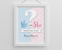 Thumbnail for Personalized Gender Reveal Poster (18x24)