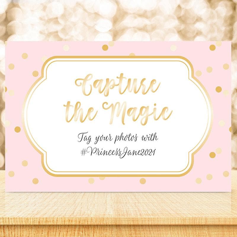 Personalized Princess Party Sign (18x12)