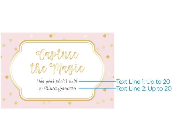 Personalized Princess Party Sign (18x12)