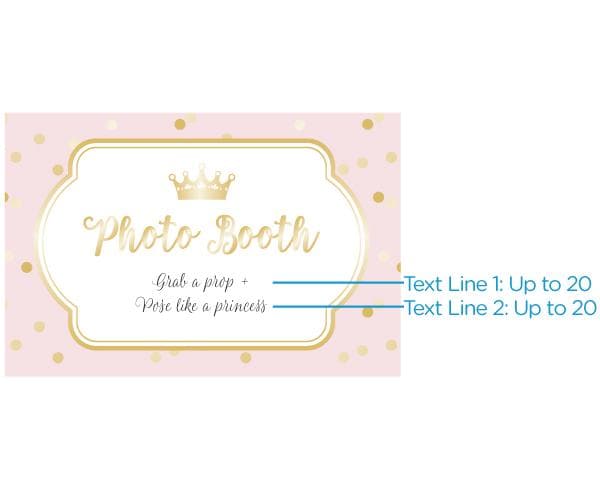 Personalized Princess Party Sign (18x12)
