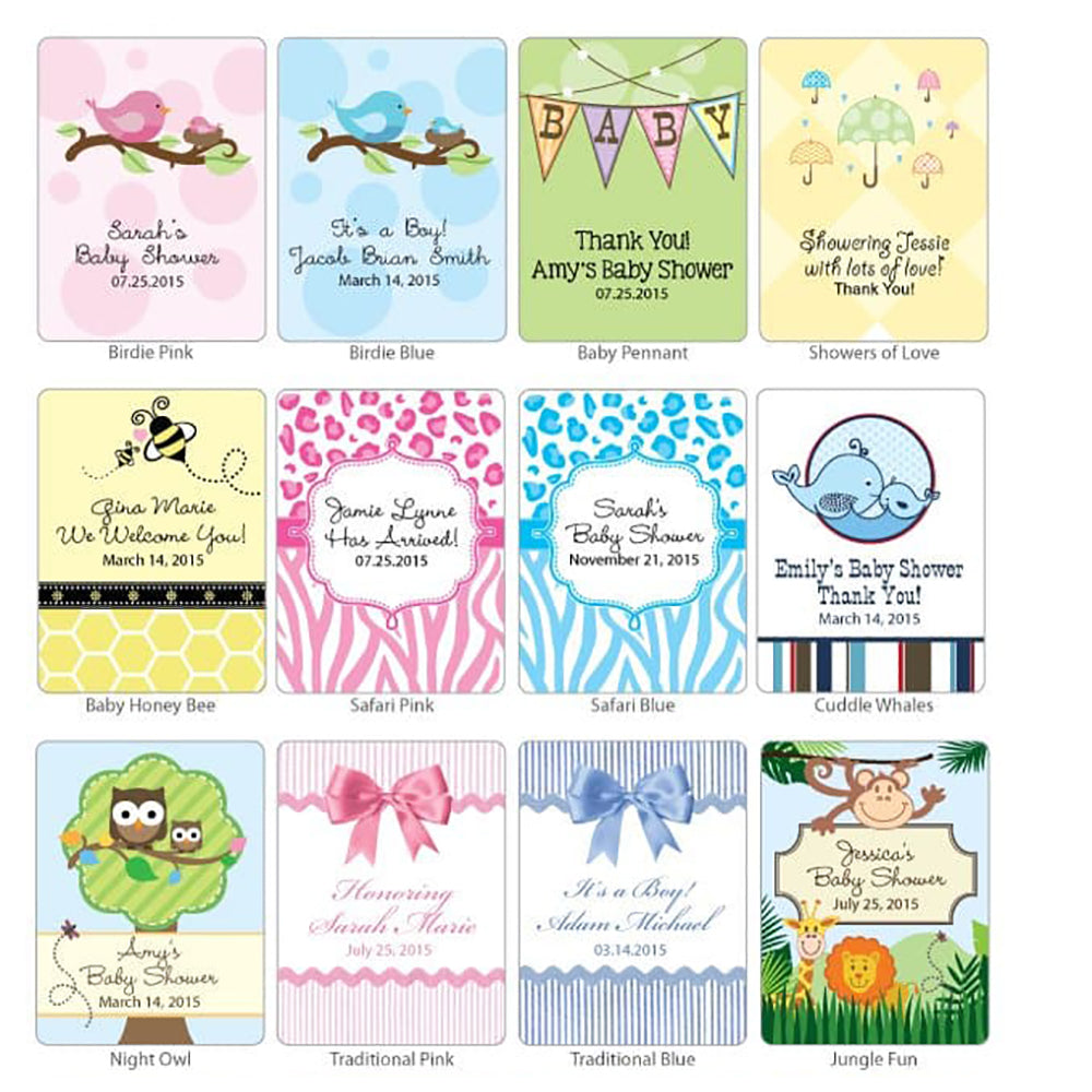 Personalized Baby Lemonade Favors (Many Designs Available)