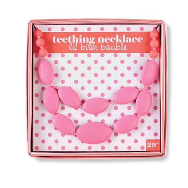 Lil Bauble Pink Teething Necklace