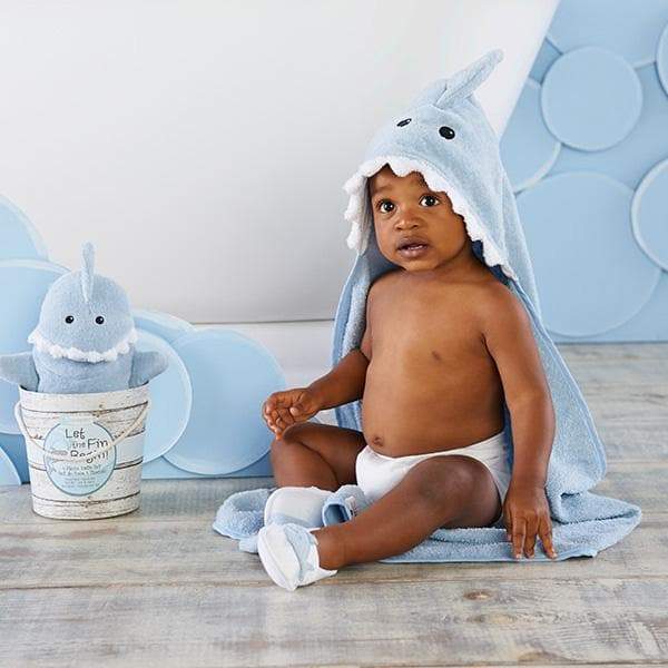 Shark 6-Piece Baby Gift Set - Blue