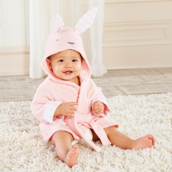 Baby's Bathtime Bunny Hooded Spa Robe (Personalization Available)