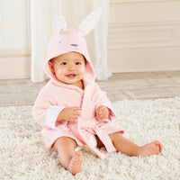 Thumbnail for Baby's Bathtime Bunny Hooded Spa Robe (Personalization Available)