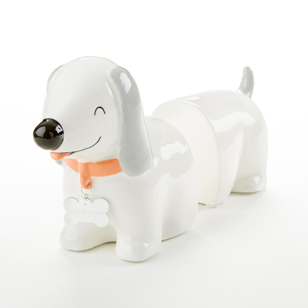 Puppy Porcelain Bookends