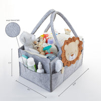 Thumbnail for Lion Diaper Caddy Organizer (Personalization Available)