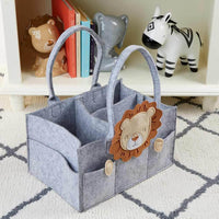 Thumbnail for Lion Diaper Caddy Organizer (Personalization Available)