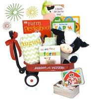 Thumbnail for Personalized Farm Day Mini Radio Flyer Wagon Gift Basket