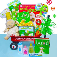 Thumbnail for Baby Lullaby Radio Flyer Wagon Gift Basket
