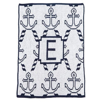 Thumbnail for Personalized Anchors & Ropes Stroller Blanket (Many Colors Available)