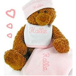 Personalized Gund Bear Cutie Collectible Set  (Multiple Colors Available)