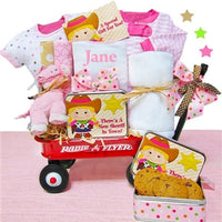 Thumbnail for Personalized Cowgirl Radio Flyer Wagon Gift Basket