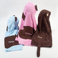 Thumbnail for Puppy or Monkey Hooded Towel (Personalization Available)