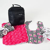 Thumbnail for Zahara Black & Hot Pink Meal Time 8-Piece Gift Set