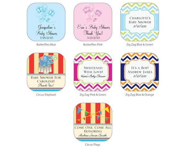 Personalized Exclusive Baby Chocolate Graham Crackers (Many Designs Available)