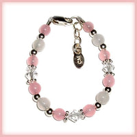 Thumbnail for Pink Crystals Baby Bracelet