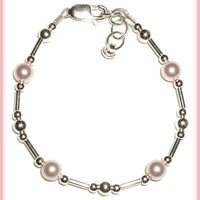 Thumbnail for Pink Clouds and Silver Linings Baby Bracelet