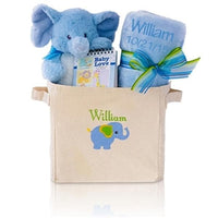 Thumbnail for Personalized Welcome Home Baby Boy Gift Tote