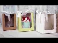 Gold 15 oz. Glassware Gift Box with Ribbon (Set of 20)
