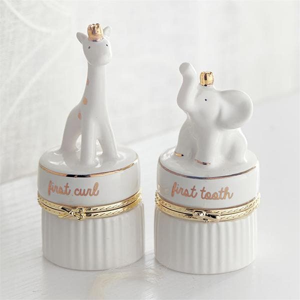 Giraffe and Elephant Tooth & Curl Set