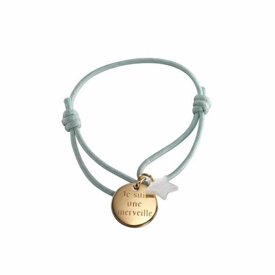 Personalized Gold Plated Star Charm Baby Bracelet