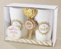 Thumbnail for Oh Baby Rustic 73-piece Baby Shower Kit
