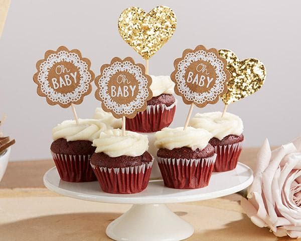 Oh Baby Rustic 73-piece Baby Shower Kit