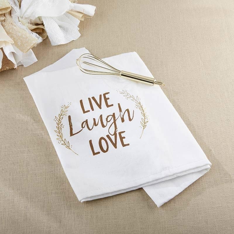 Live, Laugh, Love Whisk and Tea Towel