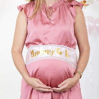 Thumbnail for Baby Shower Belly Sash & Game Set