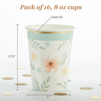 Thumbnail for Geometric Floral Party Tableware Set