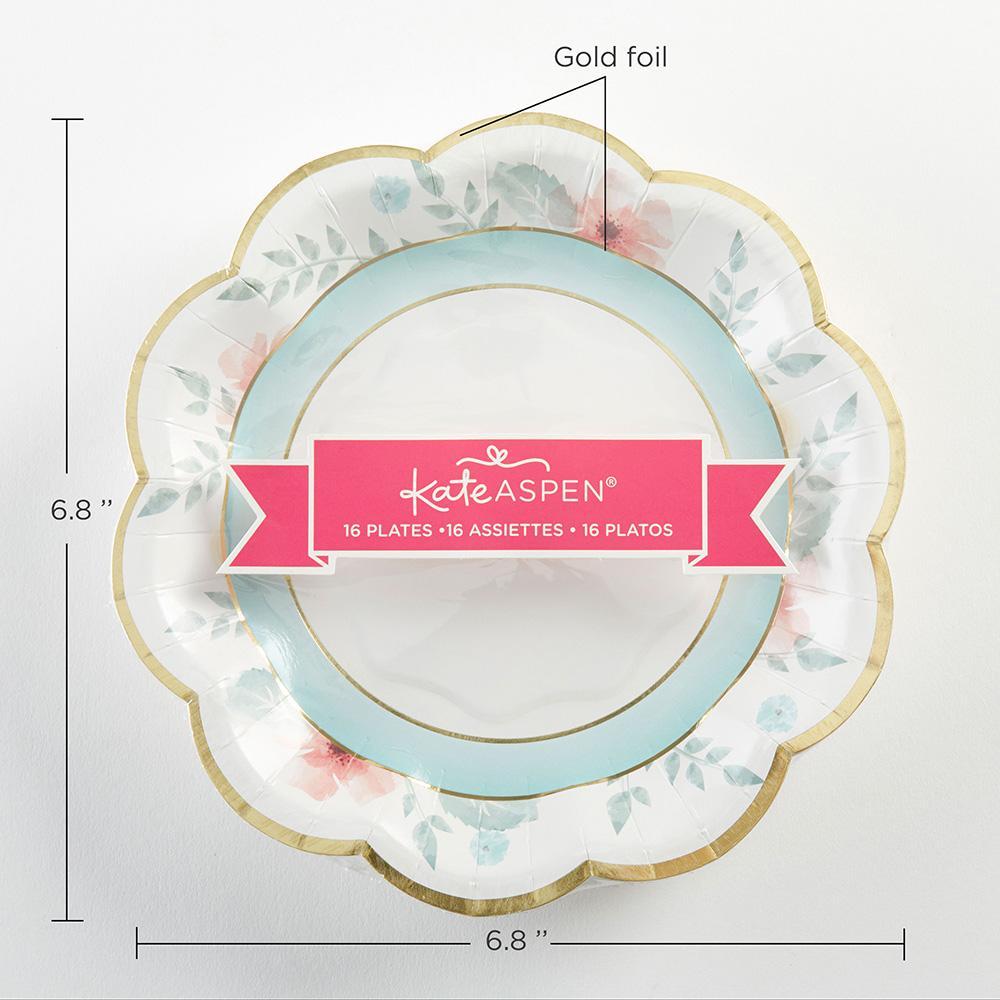 Geometric Floral Party Tableware Set