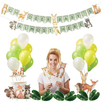 Thumbnail for Woodland Baby 33 Piece Party Décor Kit