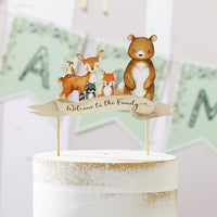 Thumbnail for Woodland Baby 33 Piece Party Décor Kit