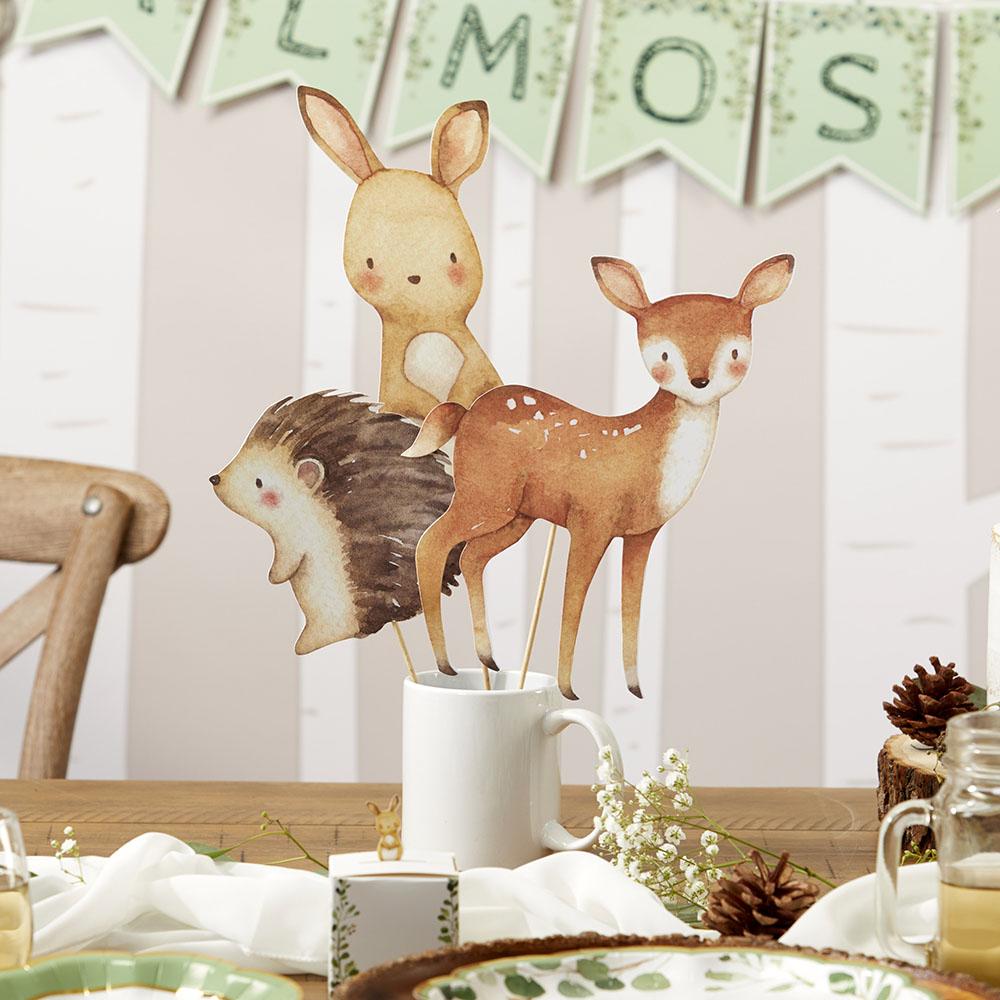 Woodland Baby 33 Piece Party Décor Kit