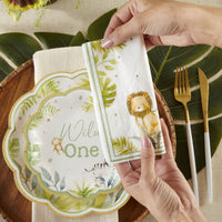 Thumbnail for Safari Baby Shower 78 Piece Party Tableware Set (16 Guests)